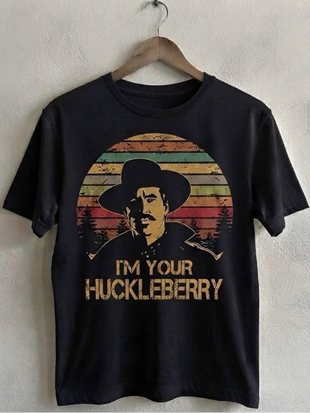Cool Doc Holiday I’m Your Huckleberry Sunset Vintage T-Shirt